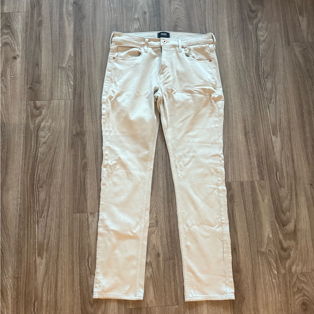 PAIGE Lennox Beige Pants